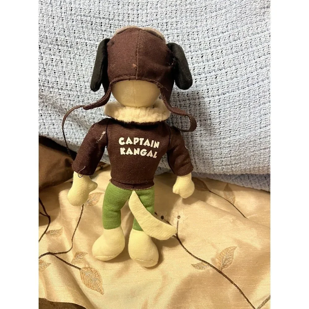 Turkish‎ Airlines CAPTAIN KANGAL Mascot Airplane Pilot Dog Stuffed Plush 9
